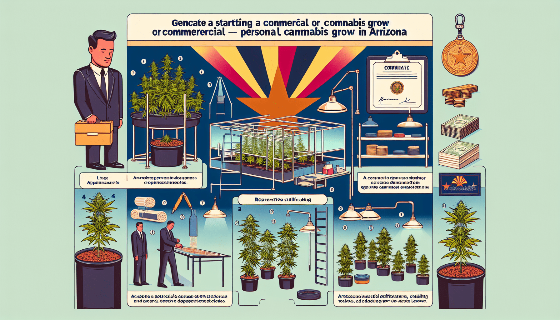 How To Start A Commercial And Personal Grow In Arizona?