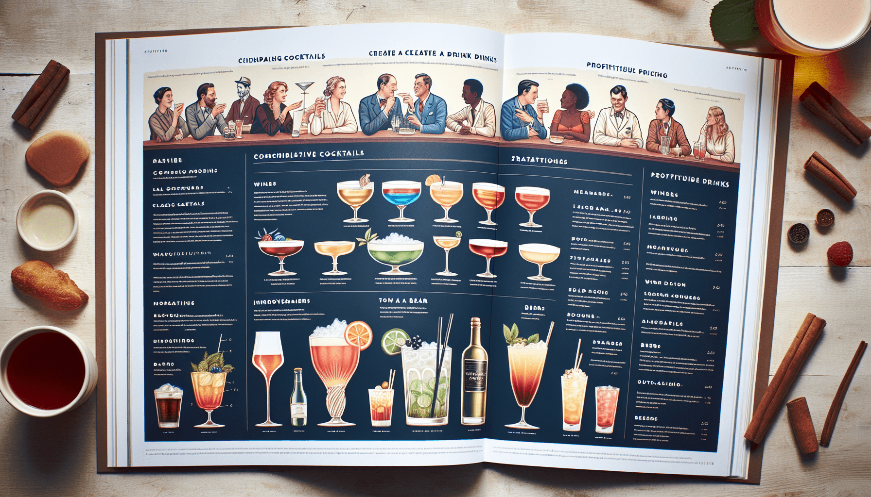 How To Build A Diverse And Profitable Drink Menu For A Bar?